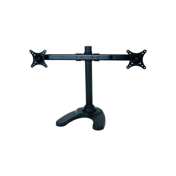 Homevision Technology TygerClaw Dual Monitor Mount, Black - LCD6012BLK