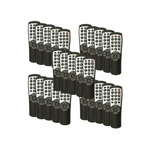 Noso Brightstar BR100B Universal TV Remote Pack of 25, 25PK - BR100B-25