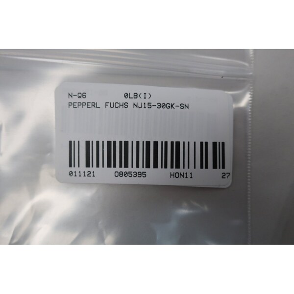Interruptores de proximidad Pepperl Fuchs NJ15-30GK-Sn - NJ15-30GK-SN