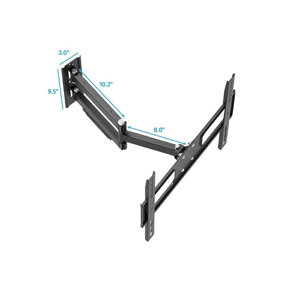 Monoprice EZ Series Outdoor Full Motion TV Wall Mount Bracket for TVs 32in to 10 - 38291