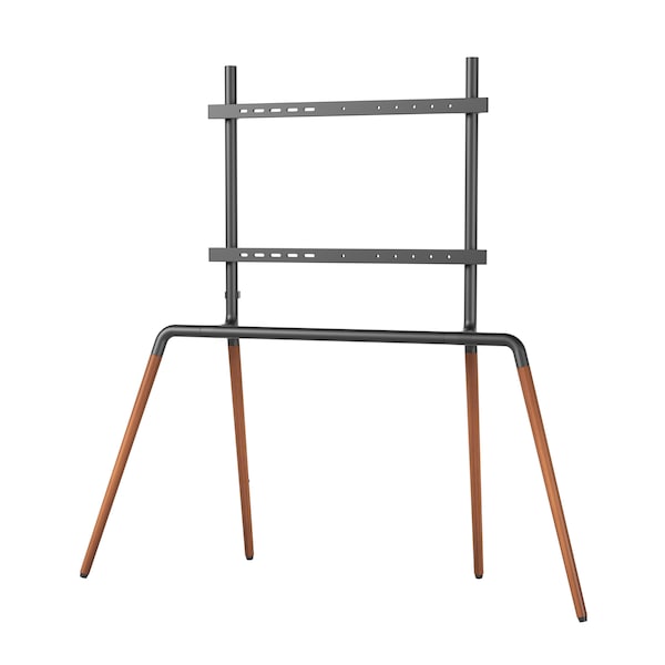 Promounts Artistic Wooden Easel TV Stand with Mount for TVs 42 in. - 84 in. up to 99 lbs - PFMSS6405