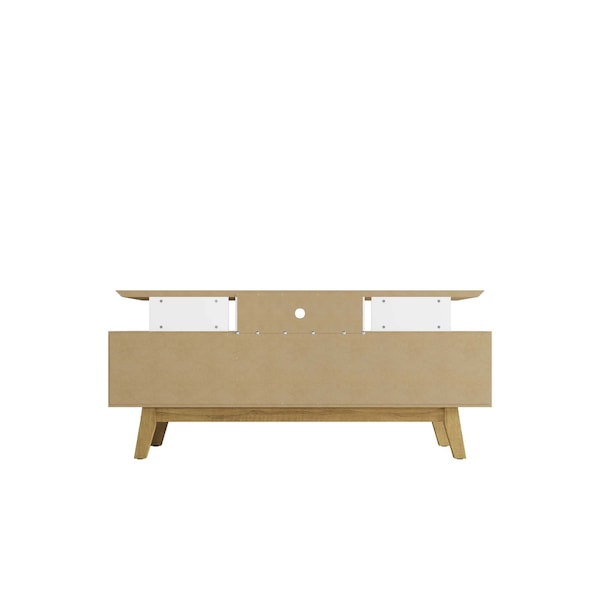 Manhattan Comfort Yonkers 62.99 TV Stand, White - 233BMC6