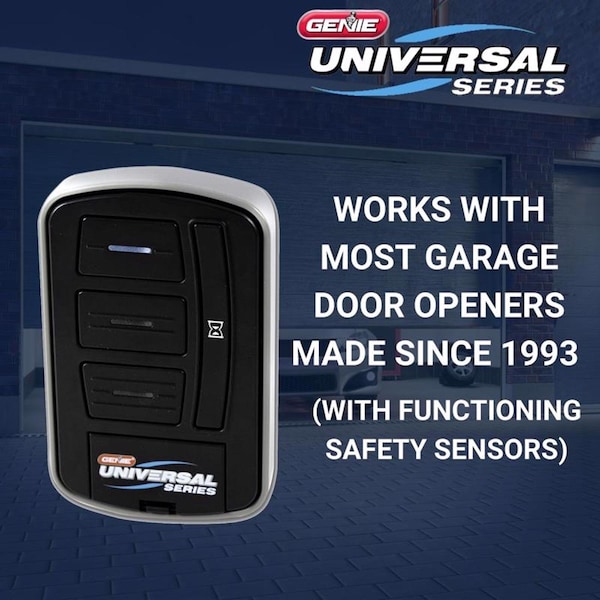 Genie Genie 3 Door Universal Wall Push Button For LiftMaster/ Chamberlain/ Genie Overhead Door/ Wayne Dal - 41006R
