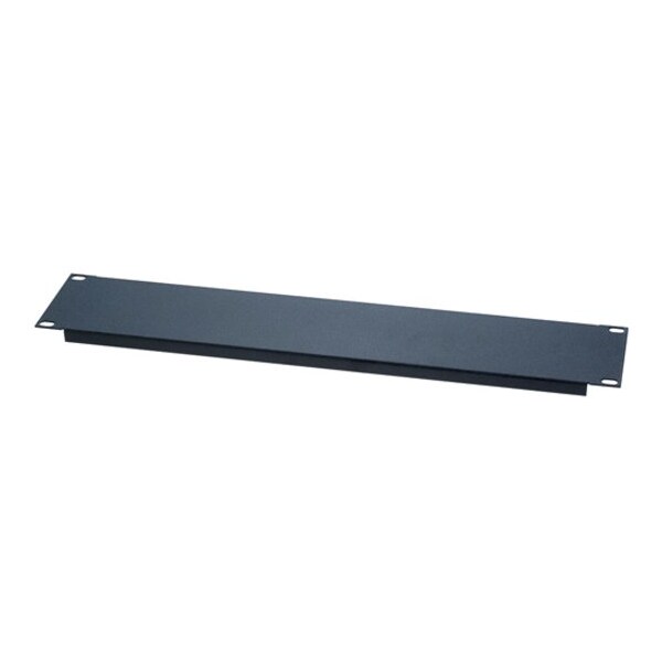 Chief Chief 3U Steel Blank Panels - Flanged - Steel - Black Powder Coat - 3U Rack Height - TAA Compliant - SFG-3