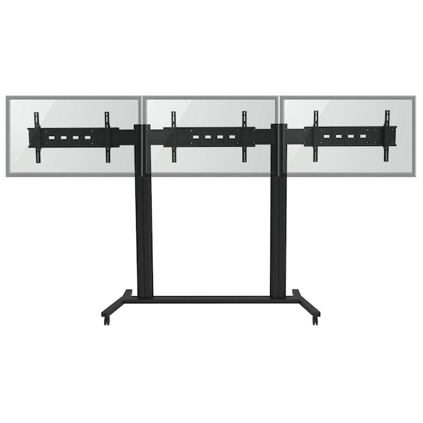 Tygerclaw TV Wall Stand for 3 Flat Panel 30-60 in. TV - LVW8603