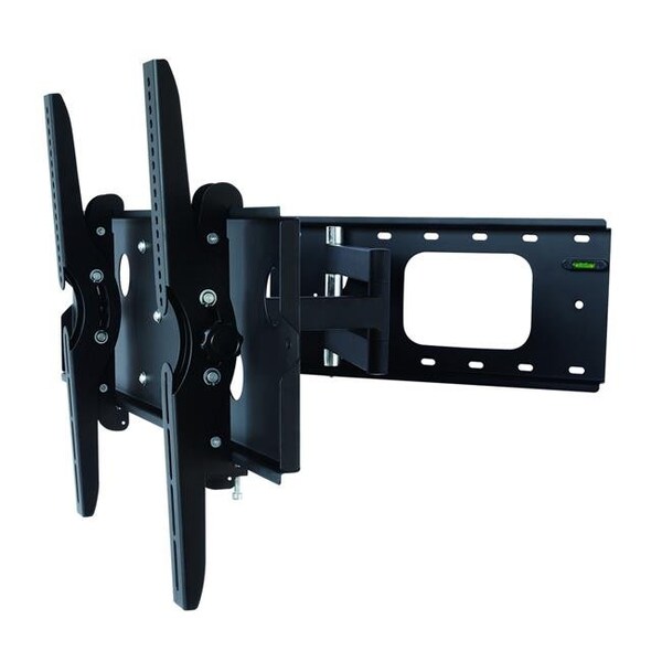 Tygerclaw TygerClaw LCD4098BLK Full Motion Wall Mount for 42-83 in. Flat Panel TV; Black - LCD4098BLK