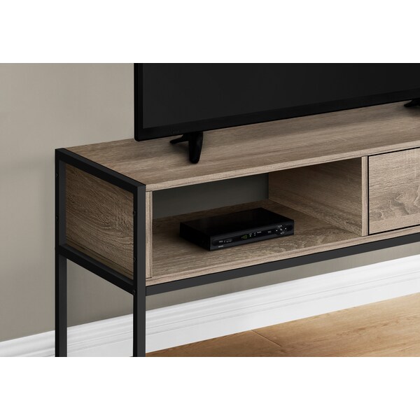 Monarch Specialties Tv Stand, 48 Inch, Console, Storage Drawer, Living Room, Bedroom, Laminate, Brown - I 2876