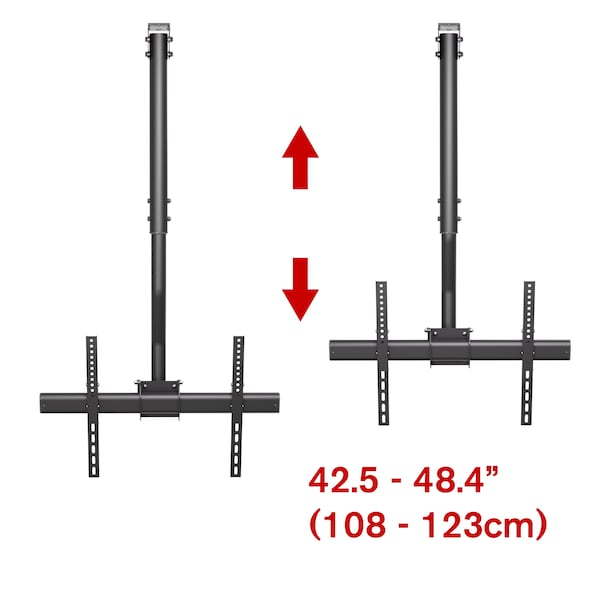Promounts Ceiling TV Mount for TVs 37 in. - 90 in. Up to 88 lbs - UC-PRO310