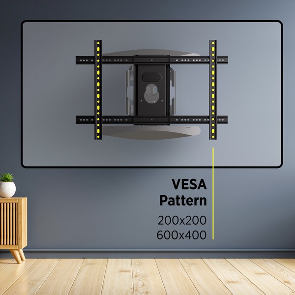 Promounts Full Motion TV Wall Mount for TVs 42 in. - 82 in. Up to 100 lbs - MA641