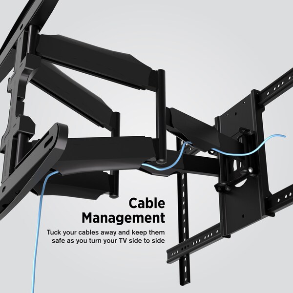 Promounts Full Motion TV Wall Mount for TVs 42 in. - 82 in. Up to 100 lbs - MA641