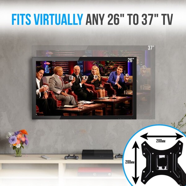 Pyle 26'' To 37'' Aluminum Flat Panel Ultra-Thin Tv Wall Mount - PSW601SUT