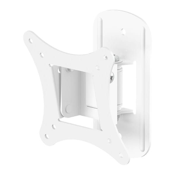 Maxpower 0.26 in. Single Head Tilt & Turn Monitor Wall Mount - White - MA2769218