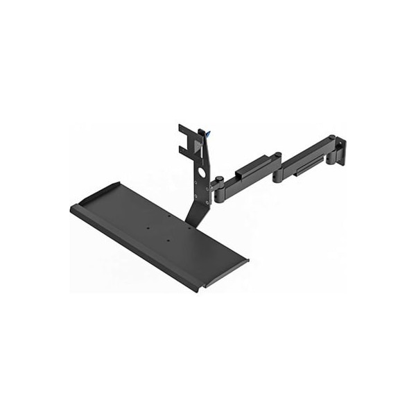 Strohmaier Dectron Industrial Ultra Flex 180 Monitor Mount with Integrated Keyboard Tray - 70-8600-00