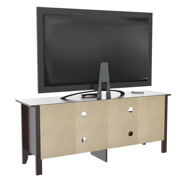 Inval TV Stand 58 in. W Espresso Fits TVs Up to 60 in. - MTV-19619