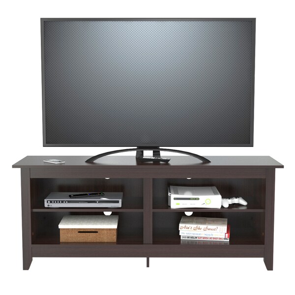 Inval TV Stand 58 in. W Espresso Fits TVs Up to 60 in. - MTV-19619