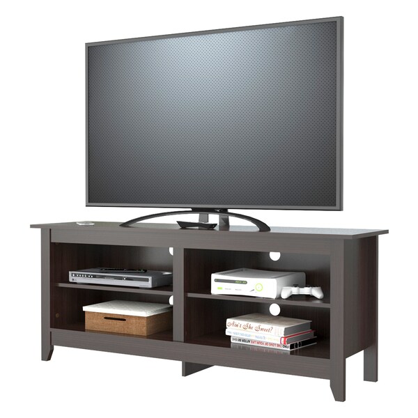 Inval TV Stand 58 in. W Espresso Fits TVs Up to 60 in. - MTV-19619