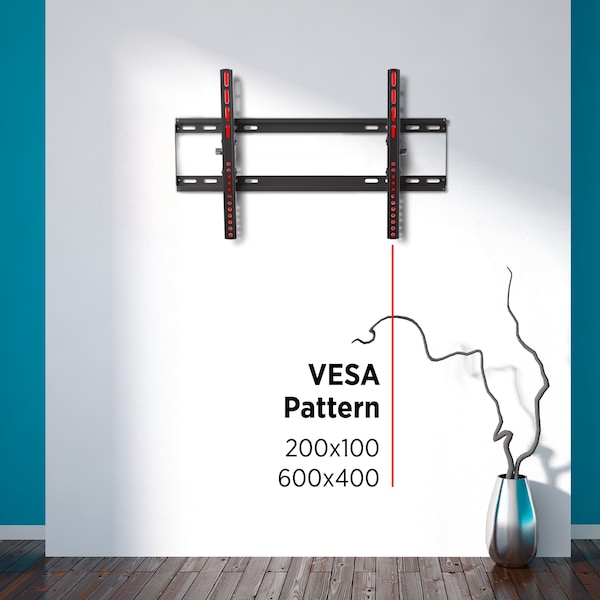 Promounts Tilt Open Plate TV Wall Mount for TVs 42 in. - 80 in. Up to 99 lbs - PMT64