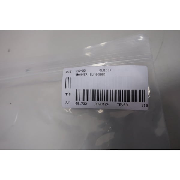 Banner Sensor de proximidad SLM80B6Q con ranura de distancia fija de metal niquelado resistente