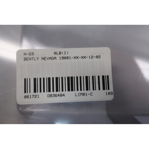 Sensor de proximidad Bently Nevada 19001-Xx-Xx-12-02 - 19001-XX-XX-12-02