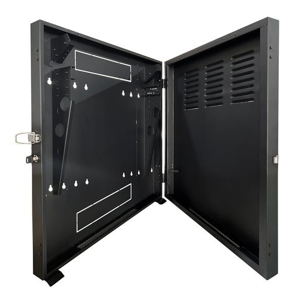Video Mount Products Vertical Equipment Wall Cabinet, 36 in D - ERVWC-2U36