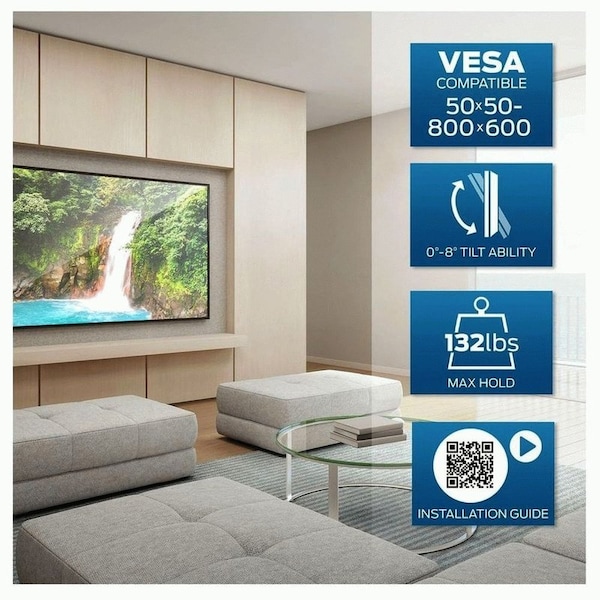 Xtreme TV-Home Theater Full Motion Bracket is designed to hold most 36-in- 70-in TVs and the weight capaci - XMB10131BK