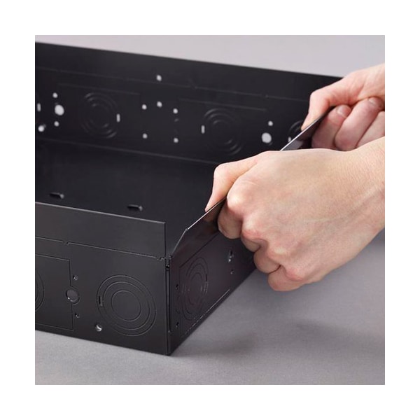 Chief Chief Proximity Large In-Wall Storage Box - 14.3" Height x 14.3" Width x 3.9" Depth - Black - PAC526