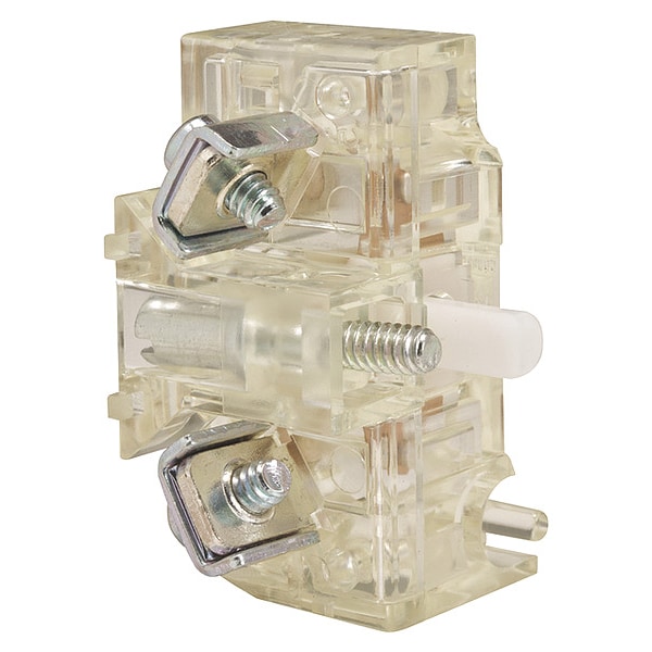 Bloque de contacto Schneider Electric, claro, 1NC, 30 mm - 9001KA2G