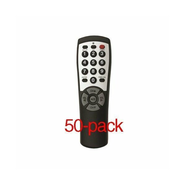 Noso Brightstar BR100B Universal TV Remote Pack of 50, 50PK - BR100B-50