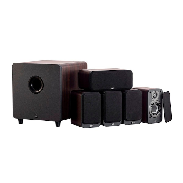 Monoprice HT-35 Premium 5.1-Channel Home Theater System with Powered Subwoofer_ - 39358