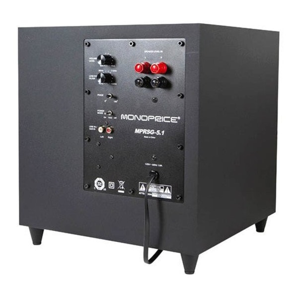 Monoprice Premium 5.1-Channel Home Theater System with Subwoofer - 10565