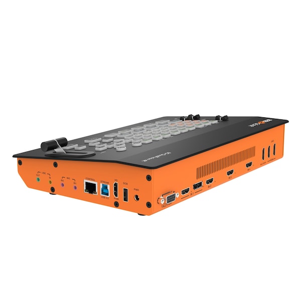 Bzbgear 4-Channel 4K UHD Live Streaming HDMI/DP Switcher Mixer W/ PIP & USB 3.0 Capture Card - BG-QUADFUSION-4K