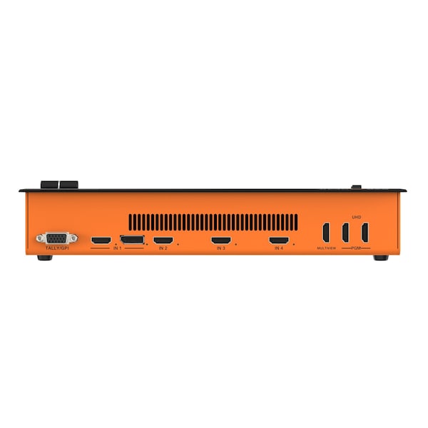 Bzbgear 4-Channel 4K UHD Live Streaming HDMI/DP Switcher Mixer W/ PIP & USB 3.0 Capture Card - BG-QUADFUSION-4K