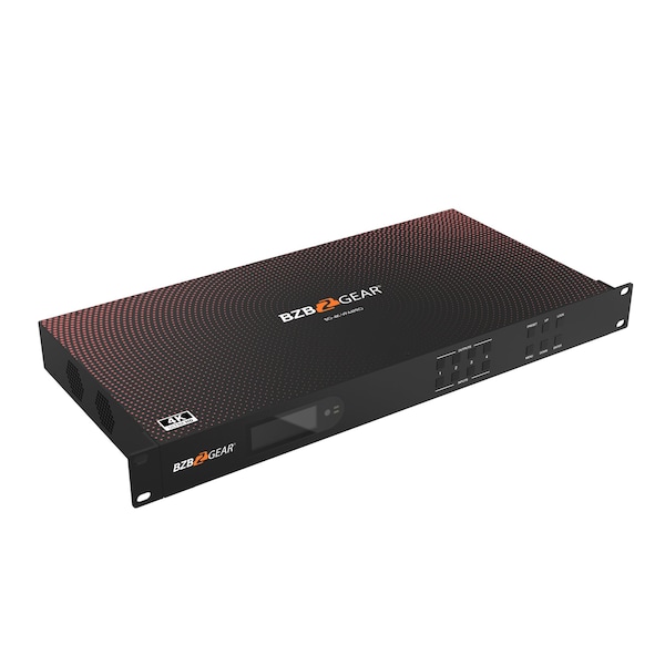 Bzbgear 4x4 4K UHD Seamless HDMI Matrix Switcher/Video Wall Processor/MultiViewer W/ 4xReceiver Kit - BG-4K-VP44PRO