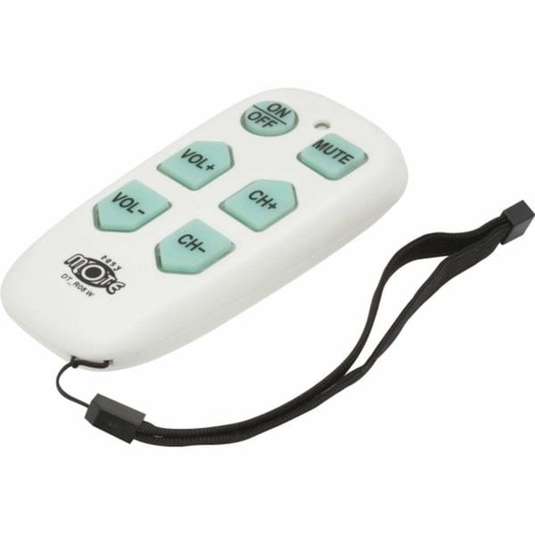Direct Tech Easy Mote White  Universal TV Remote Pack Of 5, 5PK - DT-RO8WC-5