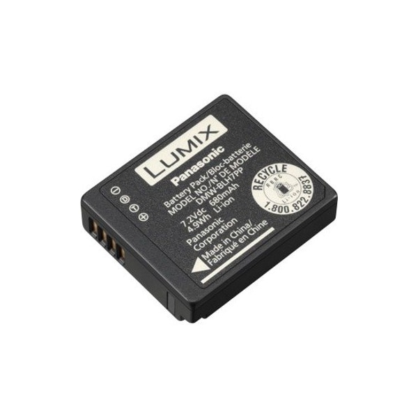 Panasonic Panasonic DMW-BLH7 Camera Battery - For Camera - Battery Rechargeable - 4.90 Wh - 7.2 V DC - DMW-BLH7