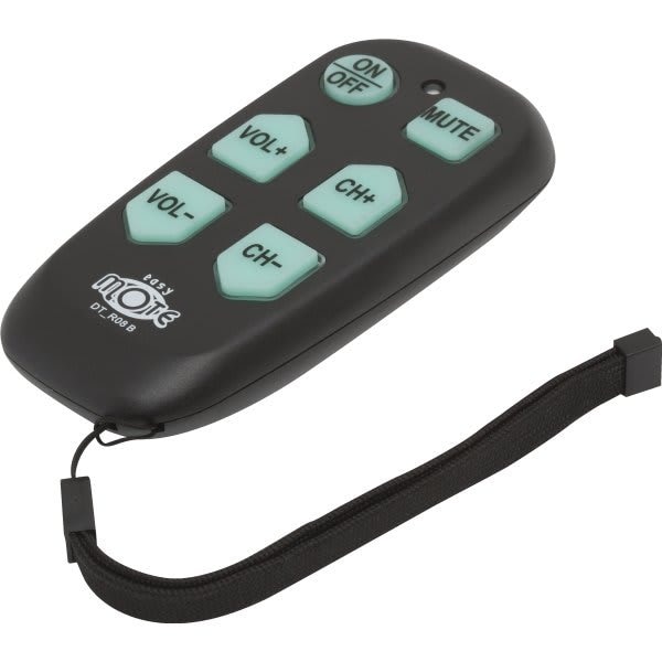 Easy Mote Universal TV Remote Black - DT-RO8BC