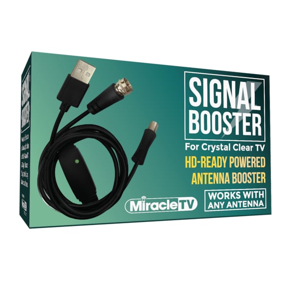 Miracle Tv HDTV Antenna Signal Booster, Hi-Power Si - 603115