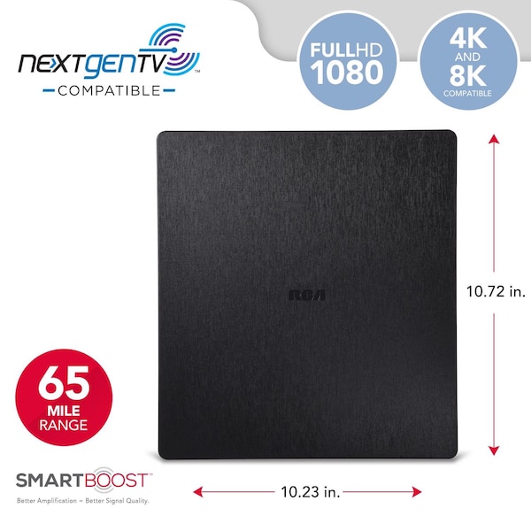 Rca RCA Indoor HDTV Digital Amplified Flat Antenna 1 pk - ANT1660E