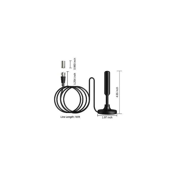 Sanoxy 300 Miles Upgraded TV Antenna Digital HD Antenna Indoor HDTV 1080P 4K Long Range - SNX-PP-195329190115