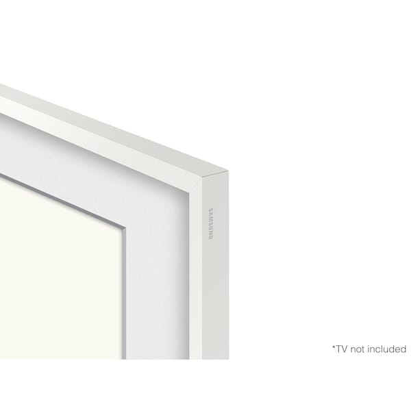 Almo 2021/22 75-in. The Frame Customizable Bezel Modern White Contemporary Wall Mountable TV Frame - VG-SCFA75WT