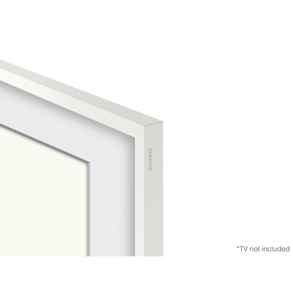 Almo 2021/22 50-inch The Frame Customizable TV Bezel - Modern White - VG-SCFA50WT