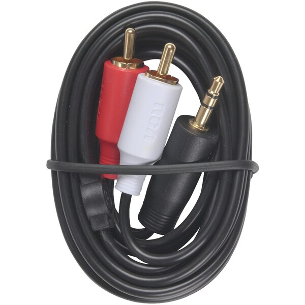 Rca MP3 3 ft. 3.5mm to 2 RCA Plugs Y-Adapter - AH205R