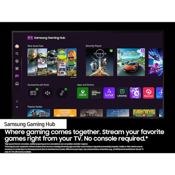 Samsung 77in Class OLED 4K HDR Gaming TV S90D Series - QN77S90DAFXZA