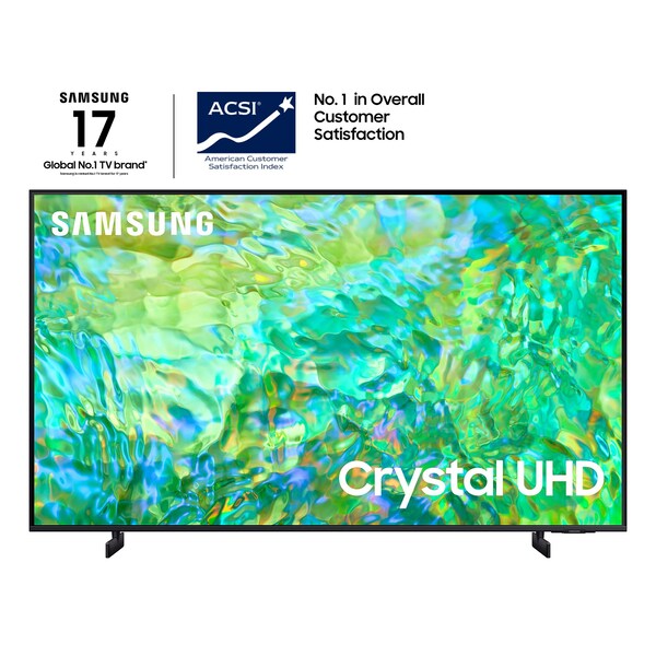 Almo 85-in CU8000 Crystal UHD 4K HDR LED Smart TV with Bixby Voice Assistant and AirSlim Design - UN85CU8000FXZA