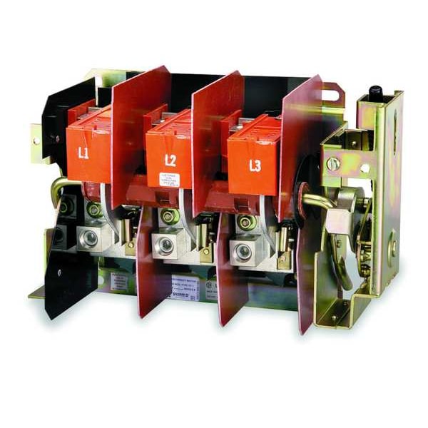 Interruptor de desconexión montado en brida con fusible Square D, 600V AC/250V DC - 9422TEF10