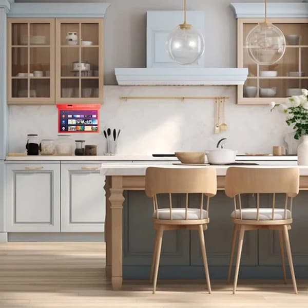 Sylvox 15.6in Smart Under Cabinet TV for Kitchen Red - KT16A0KHGA-R