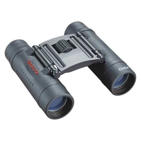 Tasco Compact Binoculars, 10x Magnification, Roof Prism, 300 ft @ 1000 yd Field of View - 168125