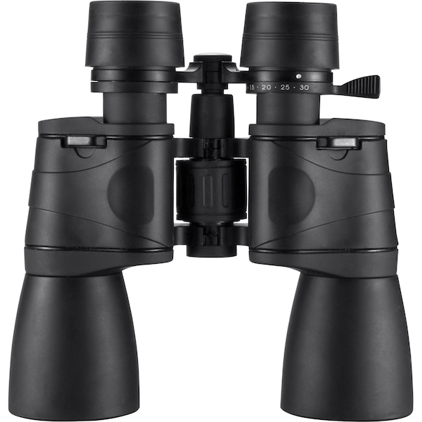 Barska Zoom Binoculars, 10x to 30x Magnification, Porro Prism, 195 ft @ 1000 yd Field of View - AB10168