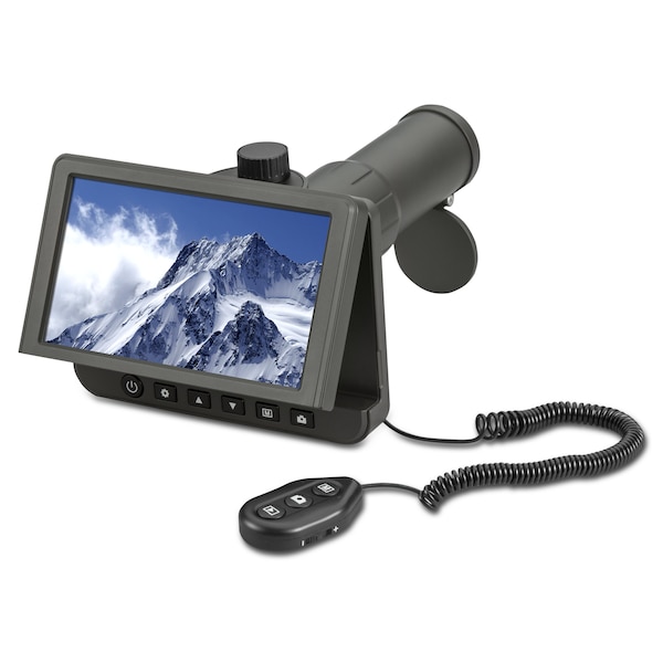 Vividia LCD Spotting Scope Telescope Camera, 50x, 35mm, 14M, 1080P, 5" Screen - SS 550