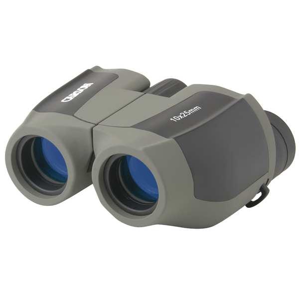 Carson Compact Binocular, 10 x 25 Magnification, BK-7 Prism, 342 ft Field of View @1000 yd Field of View - JD-025